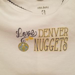 Denver Nuggets girl onesie 9 months by NBA baby